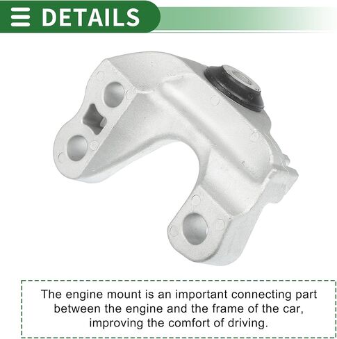Motoforti Engine Motor Mount, Engine Mount Bracket, for Chrysler 200 2.4L, 3.6L 2015-2017, No.68172353AD, Silver Tone in Saudi Arabia