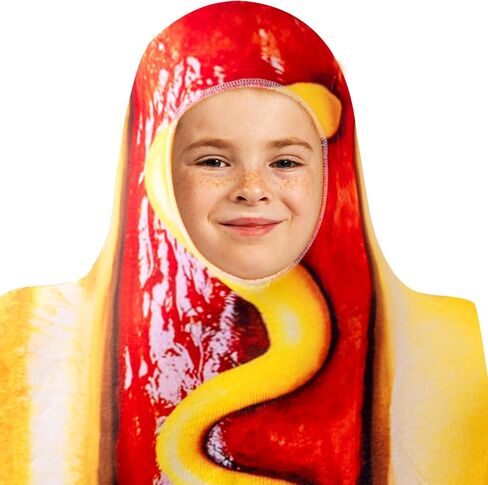 أزياء Spooktacular Creations Hot Dogs للأطفال، زي طعام للجنسين للأطفال والمراهقين وحفلات الهالوين التنكرية in Saudi Arabia
