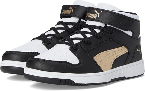 PUMA Kids' Rebound Layup Mid Hook and Loop Sneakers in Saudi Arabia