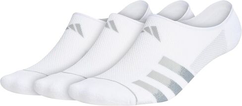 adidas Men's Superlite Stripe 3 No Show Socks (3-Pair) in Saudi Arabia
