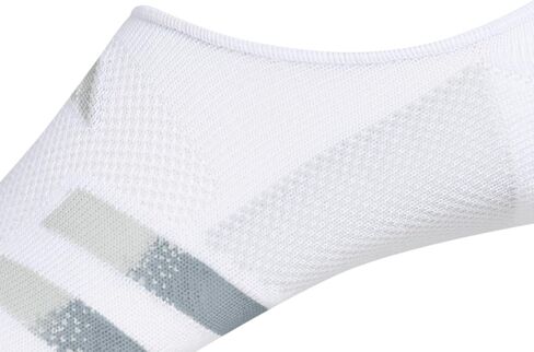 adidas Men's Superlite Stripe 3 No Show Socks (3-Pair) in Saudi Arabia