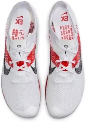 Nike Air Zoom Victory EK Eluid Kipchoge Track Field Spikes White Red Men's FJ0668-100 (FJ0668-100, US Footwear Size System, Adult, Men, Numeric, Medium, 11.5) in Saudi Arabia