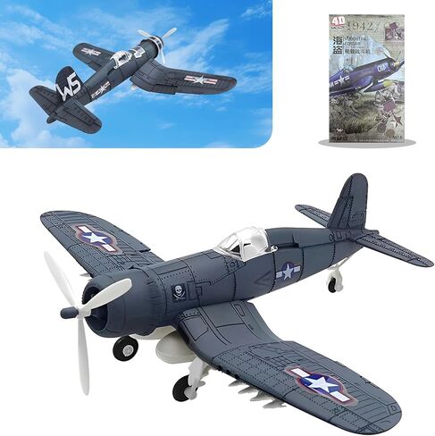 F-4U Corsair Fighter Plastic Model - World War II Classic Fighter Model, 1:48 Military Enthusiasts Plastic Fighter Assembly Model in Saudi Arabia