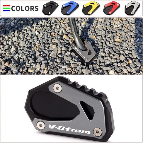 For SUZUKI V-Strom 1000 1000XT DL1000 2014-2021 V-Strom 1050 1050XT DL1050 2019-2022 Kickstand Foot Side Stand Enlarge Extension Plate Pad vstrom 1000 1050 xt Accessories (gray) in Saudi Arabia