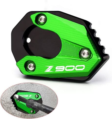 متوافق مع Kawasaki Z900 2017-2022 دراجة نارية CNC دعم لوحة التمديد مسنده الجانب حامل الوسادة z 900 z900 الملحقات (أسود) in Saudi Arabia