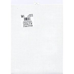 14 Mesh Count White Plastic Canvas 11 x 8.5 Inch 3 Sheets