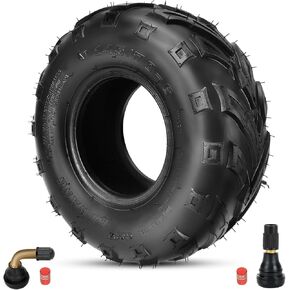 145/70-6 145x70-6 Street Tire Tubeless Compatible with Coleman CT100U CC100X Mini Bike KT196 CK196-T Go Kart Motovox MBX10 Mega Monster Moto 80cc Baja DB30 Minibike Kazuma ATV Quad 4 Wheeler