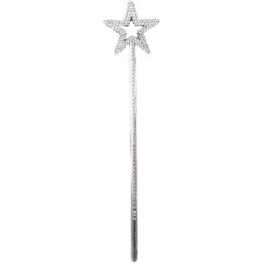 Silver Star Wand 13 Inches Princess Angel Wand