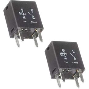 2 pcs 4 pin 13500114 8385 Multi Purpose Relay Compatible with GM LS LT LX SL GT GS Base Formula More Compatible with CHEVY ASTRO AVALANCHE EXPRESS SILVERADO SUBURBAN 1500 2500 3500 BLAZER C1500 IMPALA