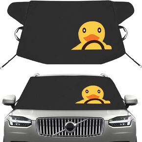 Car Windshield Snow Cover,Windshield Cover for Ice and Snow,600D Waterproof Fabric Frost Windshield Cover,All-Weather Car Protector for Cars,SUVs,69 x 43 inches