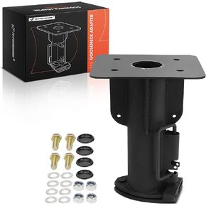 A-Premium Wheel to Goose Neck Adapter Compatible with Fifth (5th) Wheel RV Camper Height 15"
