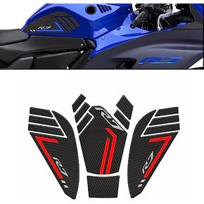 for YZF-R7 YZF R7 YZFR7 2021 2022Motorcycle Anti Slip Fuel Oil Tank Pad Side Knee Grip Decals Protector Pads Stickers Motorcycle Accessories (Blue)