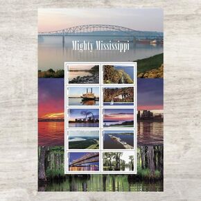 Mighty Mississippi River (Sheet of 10) First-Class Mail Forever Postage Stamps 2022 Scott 5698