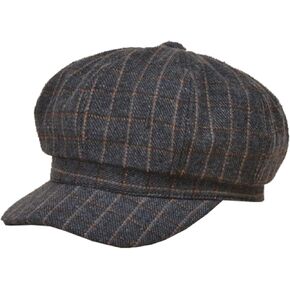Men Womens Newsboy Cap Beret Hat for Fashion Ladies Classic Octagonal Hat