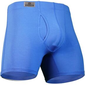 SHEATH 3.21 Men's Modal Boxer Briefs | Dual Pouch, Athletic Fit