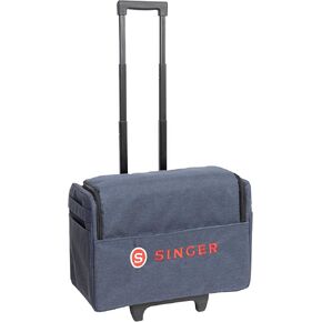SINGER Universal Sewing Machine Carrying Case with Wheels, 20.5" | Durable, Padded Roller Bag with Retractable Handle & Wheels | Perfect for Travel & Storage
