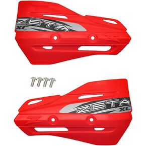 Zeta XC Protector CR RED Hand Shields (Pair) for Armor Handguards