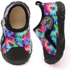 L-RUN Toddler Slippers Soft Boys Girls Barefoot House Slippers Anti-slip Lightweight Home Shoes for Indoor Outdoor Walking