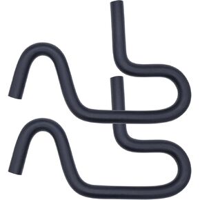 2 Pack 1/2" U-Cut Molded Curved Rubber Fuel Line Hose Elbow, 45 90 135 180 Degree Bends for Automotive and Marine Applications