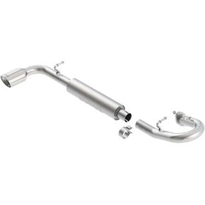 BORLA 11813 Axle-Back Performance Exhaust System for 2011-2016 Scion tC 2.5L 4 Cyl. T-304 Stainless Steel S-Type Sound Single Left Rear Exit Single 4.25" x 3.5" Oval Polished T-304 Stainless Steel Tip