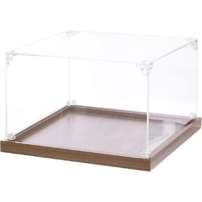 MECCANIXITY Acrylic Display Case, 10"x10"x6" Clear Display Box Assemble Dustproof Storage Organizer Showcase for Collectibles Action Figures