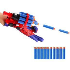 Spider Web Gloves Shooters Costume Toy for Kids Girl Boys Cosplay Launcher Action Figure