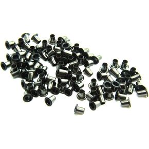 فتحات مقاس 100 × 2 مم للملابس والمصنوعات اليدوية الجلدية - حلقات لإضافة الأشرطة والأربطة والنسيج في المشاريع الفنية والخياطة - مثالية للحقائب وسجلات القصاصات وإصلاح الملابس (ذهبي وردي) in Kuwait