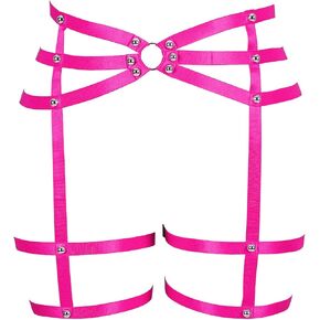 Women's Body Harness Fashion Leg Garter Belt Hip Belt Plus Size Cutout Thigh Punk Gothic Carnival Christmas Wife Clothing