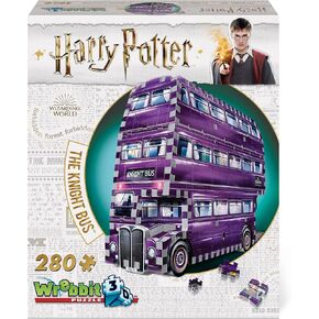 Wrebbit3D - Harry Potter – The Knight Bus 3D Puzzle for Teens and Adults | 280 Real Jigsaw Puzzle Pieces | Not Just an Ordinary Model Kit for Adults for Harry Potter Fans