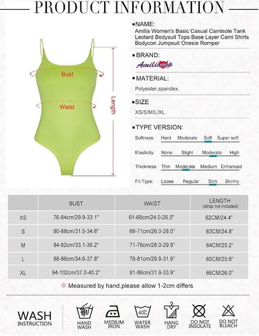 Amilia Women's Basic Casual Camisole Tank Leotard Bodysuit Tops Base Layer Cami Shirts Bodycon Jumpsuit Romper in Saudi Arabia