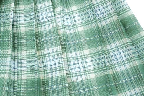 Kids Girls Pleated Plaid Skirt with Inner Shorts Elastic High Waist School Uniform Mini JK Skorts in Saudi Arabia