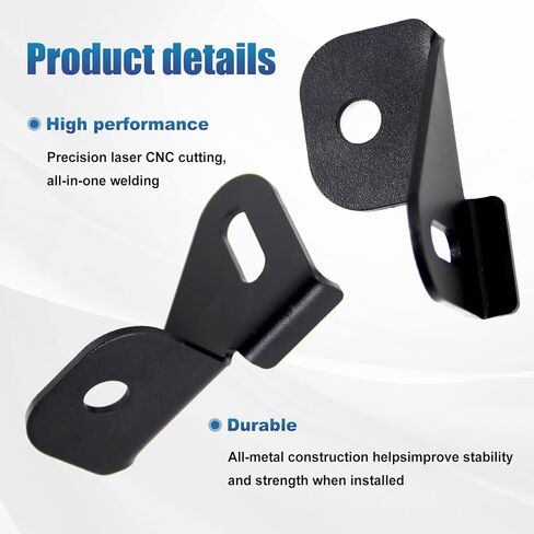 Sporacingrts هوائي جبل سائق راديو جانب جبل قوس بالقرب من غطاء محرك السيارة الجانب الأمامي قوس سائق متوافق مع 2018-2021 جيب جلاديتور JT وجيب رانجلر JL in Kuwait