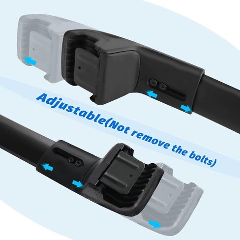 Lockable Roof Rack Cross Bars Compatible with 2014-2023 Jeep Cherokee (Only for Raised Side Rails), 200 lbs Load Capacity Aluminum Cargo Bars for Rooftop Cargo Carrier Luggage Bike in Kuwait