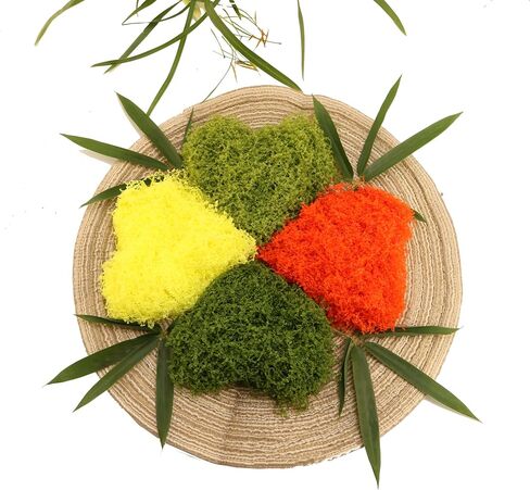 Dark Green Green Moss for Crafts， Artificial Moss, Decorative Moss for Glass Vase Filler. Wedding/Christmas/Fairy Party/Indoor Planters/DIY Rainforest Model/Table Centerpieces .(2.1OZ) in Saudi Arabia