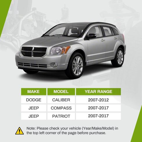 AUTOSAVER88 - ذراع التحكم السفلي الأمامي متوافق مع 2007-2012 دودج كاليبر، 2007-2017 جيب كومباس، 2007-2017 جيب باتريوت - مع جلبة ومفاصل كروية in Saudi Arabia