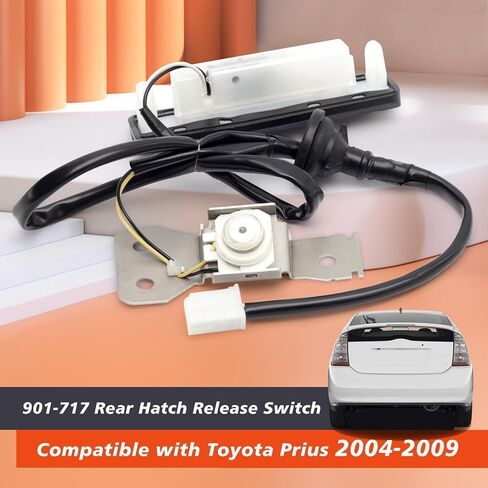 901-717 مفتاح تحرير الفتحة الخلفية متوافق مع Toyota Prius 2004-2009، مفتاح باب صندوق السيارة مع مدخل ذكي استبدال 84905-47010 8490547010 in Kuwait