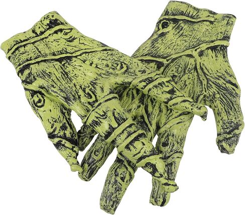 OhMill Halloween Costume Gloves Pointy Fingers Werewolf Claw Gloves Horror Zombie Hands Cosplay Mittens Prank Fancy Dress in Saudi Arabia