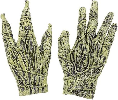 OhMill Halloween Costume Gloves Pointy Fingers Werewolf Claw Gloves Horror Zombie Hands Cosplay Mittens Prank Fancy Dress in Saudi Arabia