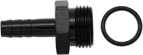 Aluminum -6 AN ORB Male to 1/2"(12.7mm) Barb Push On Hose Fitting Adapter Black in Kuwait