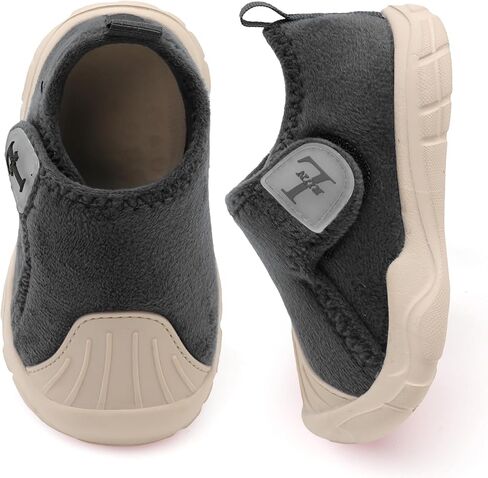 L-RUN Toddler Slippers Soft Boys Girls Barefoot House Slippers Anti-slip Lightweight Home Shoes for Indoor Outdoor Walking in Saudi Arabia