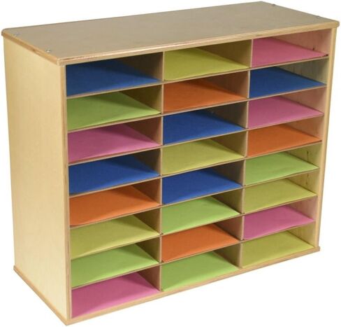 منظم تخزين Classroom Select، مقاس 29 × 11-7/8 × 24 بوصة، الجزء الخارجي من الخشب الطبيعي. in Saudi Arabia