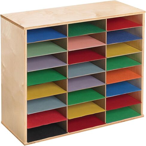 منظم تخزين Classroom Select، مقاس 29 × 11-7/8 × 24 بوصة، الجزء الخارجي من الخشب الطبيعي. in Saudi Arabia