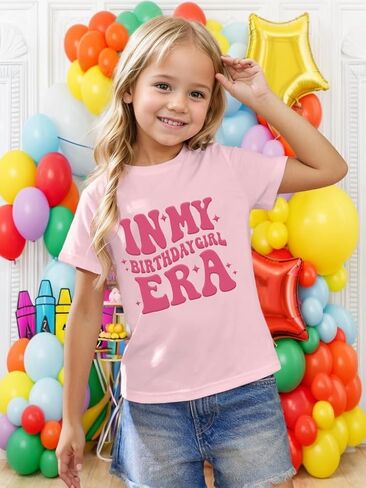 Birthday Girls Shirt It's Me Hi I'm The Birthday Girl It's Me Graphic Tee Kids Birthday Party Outfit 5-12 Years in Saudi Arabia