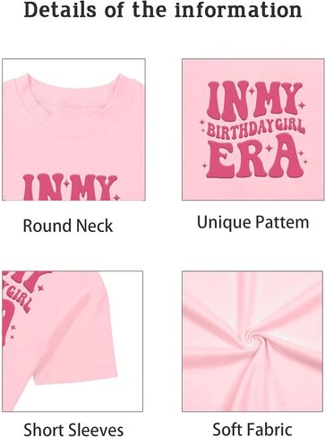 Birthday Girls Shirt It's Me Hi I'm The Birthday Girl It's Me Graphic Tee Kids Birthday Party Outfit 5-12 Years in Saudi Arabia