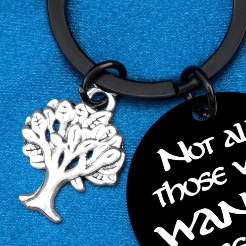 Movie Lover Gifts Merch Inspirational Women Men Keychain Lotr Movie Fans Stuff Thanksgiving Christmas Jewelry in Saudi Arabia