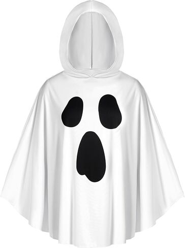 Spooktacular Creations Women White Ghost Costume, Poncho Costumes for Women, Adult Halloween Costumes Role Play in Saudi Arabia