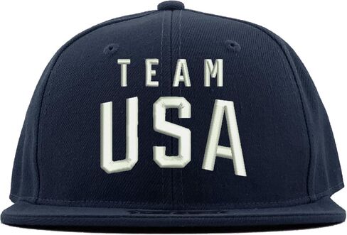ALLNTRENDS Team USA Hat Embroidered American Flag US Flat Brim Cap in Saudi Arabia