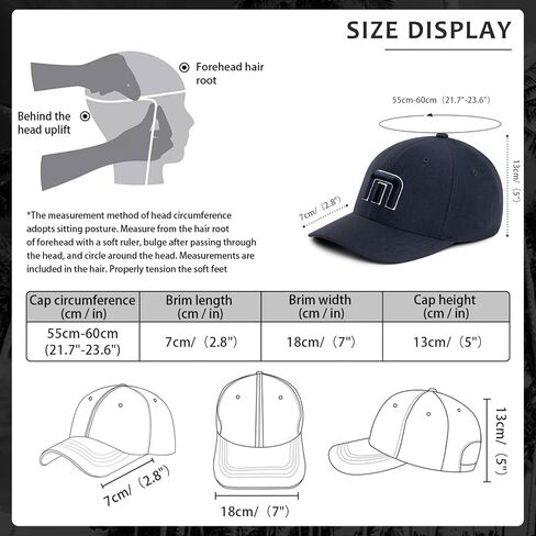 Men's T.M B-Bahamas Hat Classic Embroidered 3D Logo,Just As You Imagined,Premier U.S. Golf Adjustable Hats in Kuwait