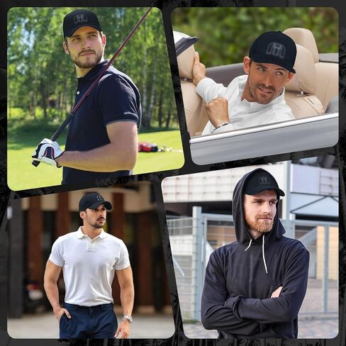 Men's T.M B-Bahamas Hat Classic Embroidered 3D Logo,Just As You Imagined,Premier U.S. Golf Adjustable Hats in Kuwait