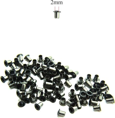 فتحات مقاس 100 × 2 مم للملابس والمصنوعات اليدوية الجلدية - حلقات لإضافة الأشرطة والأربطة والنسيج في المشاريع الفنية والخياطة - مثالية للحقائب وسجلات القصاصات وإصلاح الملابس (ذهبي وردي) in Kuwait